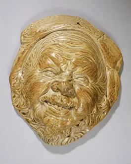 Stoneware: Laughing mask