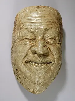 Enamelled: Laughing mask