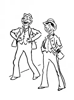 Londoner: Two laughing young Cockney scamps