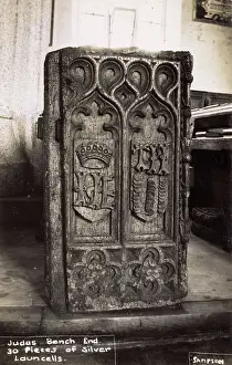 Swithins: Launcells, Cornwall - Judas Bench End - 30 Pieces of silver