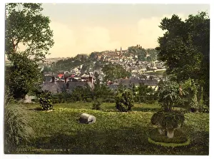 Launceston: Launceston from S.W. Cornwall, England
