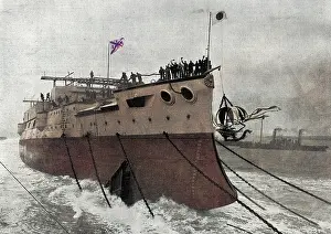 Mikasa: The launch of the battleship, Mikasa