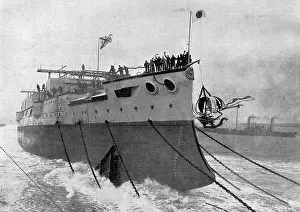Mikasa: The launch of the battleship, Mikasa