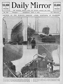 Tabloid: Launch of the Lusitania at Glasgow
