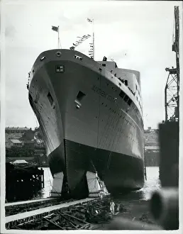 Slipway: Launch of Northern Star by Queen Mother