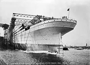 Leviathan: Launch of the Olympic at Belfast, 20Th October 1910