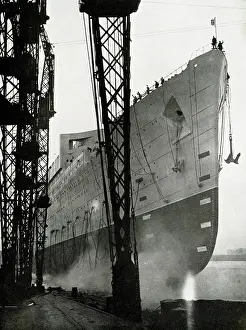 Elaborate: Launch of RMS Queen Mary, Clydebank