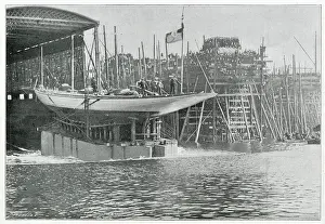 Denny: Launch of Shamrock II 1901