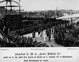Christening: Launch of the SMS Kaiser Wilhelm, 1897