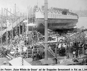Grosse: Launch of the SMS Kaiser Wilhelm der Grosse, 1899