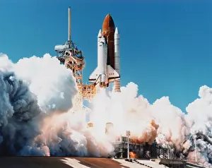 Shuttle: Launch of Space Shuttle Columbia from Kennedy
