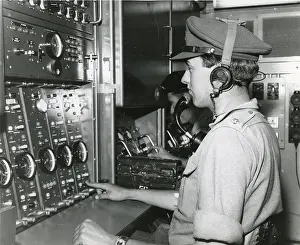 Guided: Launching Control Officer, 2nd Lt D.H. Turner, of the 3?