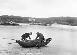 Launching: Launching a Curragh, North West Donegal