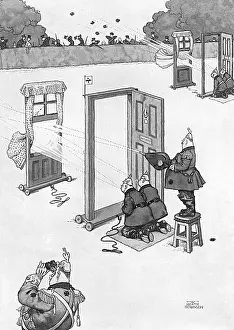 Denied: Launching Draughts by Heath Robinson