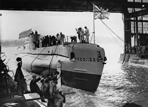 Launching of the new british submarine