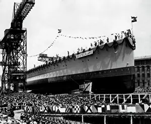 Werke: Launching of Panzerschiff Deutschland, 1931