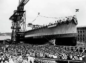 Christening: Launching of Panzerschiff Deutschland, 1931