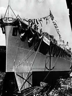 Prinz: Launching of the Prinz Eugen, 1938