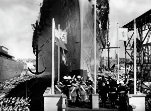 Prinz: Launching of the Prinz Eugen, 1938