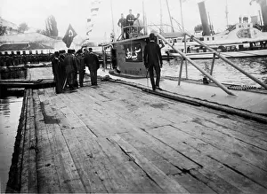 Requisitioned: Launching of a Turkish submarine