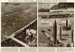 Explanatory: Launching of V2 rocket bombs by G. H. Davis