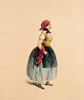 Laundress: Laundress in negligee