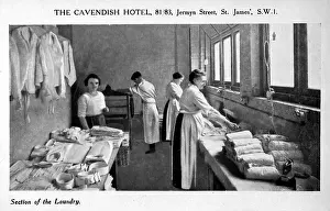 Fold: The laundry room of the Cavendish Hotel