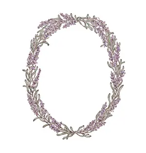 Miyuki: Lavender garland