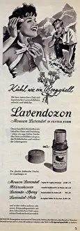 Constanze: Lavendozon deodorant advert