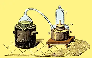 Mixture: Lavoisier's Apparatus for Determining the Composition of Air