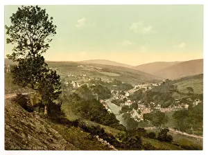 Laxey: Laxey, general view, Isle of Man, England