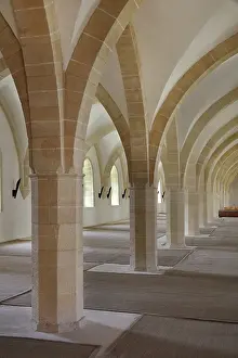 1115: Lay dormitory, Clairvaux Abbey, Ville-sous-la-Ferte, Aube