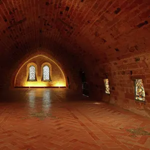 Limoux: Lay dormitory, Fontfroide Abbey, Languedoc-Roussillon