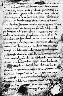 Verse: The Lay of Hildebrand (Das Hildebrandslied), circa 830