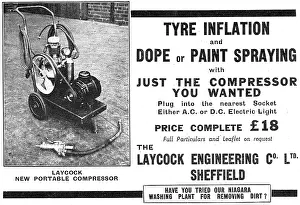 Laycock: Laycock Engineering Portable Air Compressor 1937