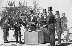 Reichsgericht: Laying of the cornerstone, Reichsgericht, Leipzig