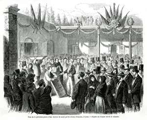 Lima: The Laying of the First Stone of the Nursing Home