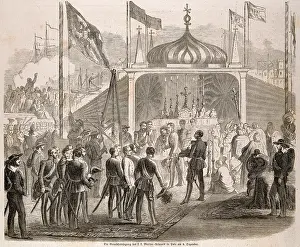 Josephs: Laying of the foundation stone of the Austrian-Hungarian nav