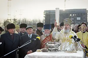 Patriarch: Laying of foundation stone of Cathedral of Christ