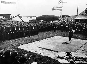 Consecrated: Laying of the foundation stone for the construction