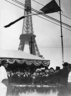 Representing: Laying of the foundation stone for the German pavilion at th