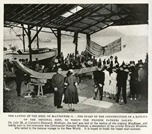 Founding: Laying of the Mayflower II