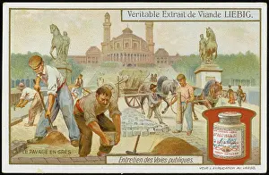 Trocadero: Laying Pave, Paris