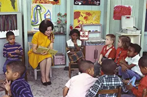 Kemper: LBJ's Great Society programs. Lady Bird ?