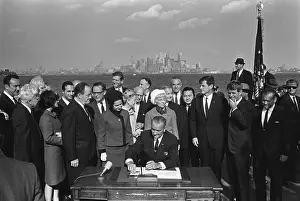 Transforming: LBJ's Great Society programs. President ?