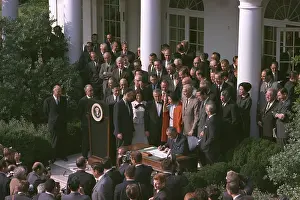 Endowment: LBJ's Great Society programs. President ?