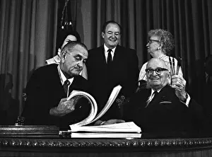 Medicare: LBJ's Great Society programs. President ?