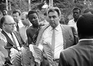 Plantations: L.Brezhnev's visit to Guinea