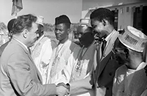 Locals: L.Brezhnev's visit to Guinea