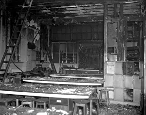 Dunscombe: LCC-LFB Aftermath of school fire, Archway